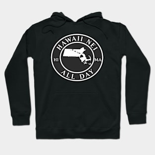 Roots Hawaii and Massachusetts by Hawaii Nei All Day Hoodie